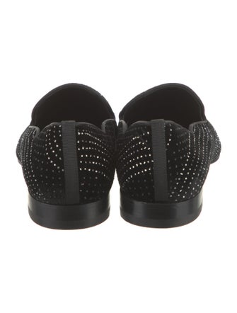 Christian Louboutin Suede Patterned Loafers