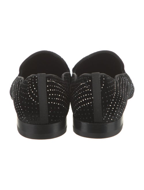 Christian Louboutin Suede Patterned Loafers