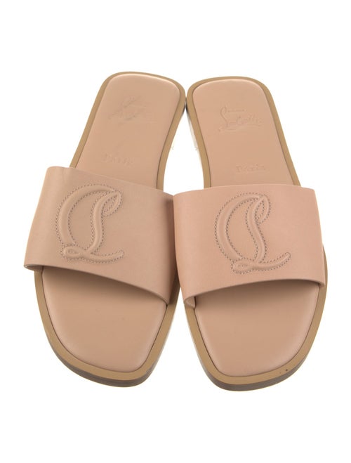 Christian Louboutin Leather Slides