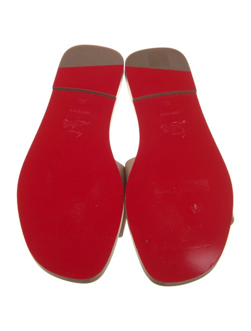 Christian Louboutin Leather Slides