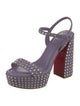 Christian Louboutin Suede Sandals