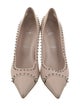 Christian Louboutin Suede Studded Accents Pumps