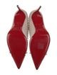 Christian Louboutin Suede Studded Accents Pumps