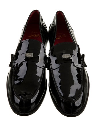 Christian Louboutin Patent Leather Dress Loafers