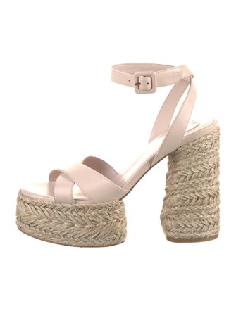 Christian Louboutin Leather Espadrilles