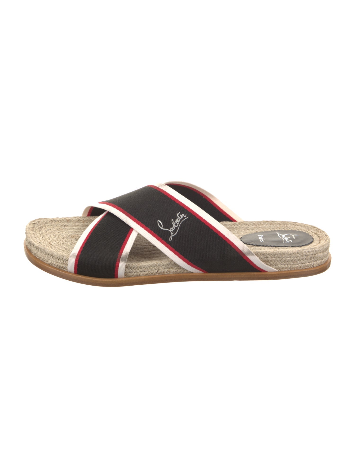 Christian Louboutin Jute Slides
