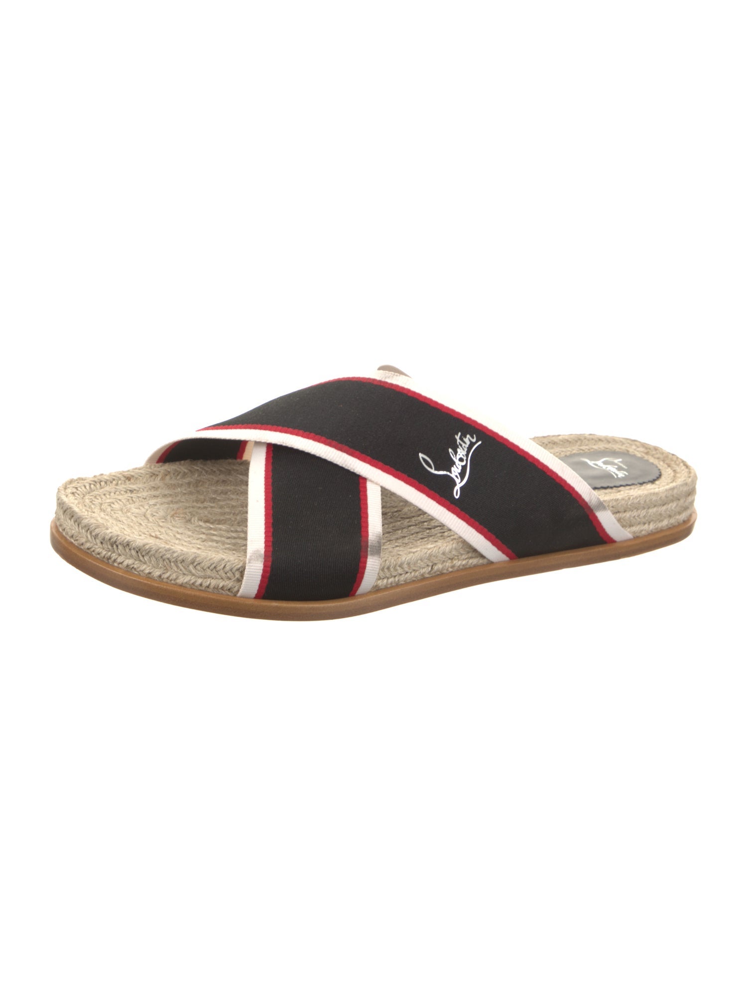 Christian Louboutin Jute Slides