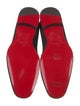 Christian Louboutin Suede Crystal Embellishments Loafers