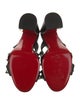 Christian Louboutin Leather Studded Accents Slides