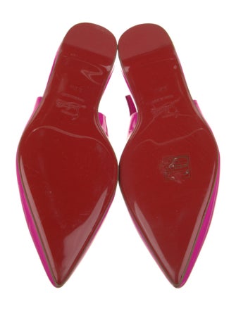 Christian Louboutin Patent Leather Slingback Flats