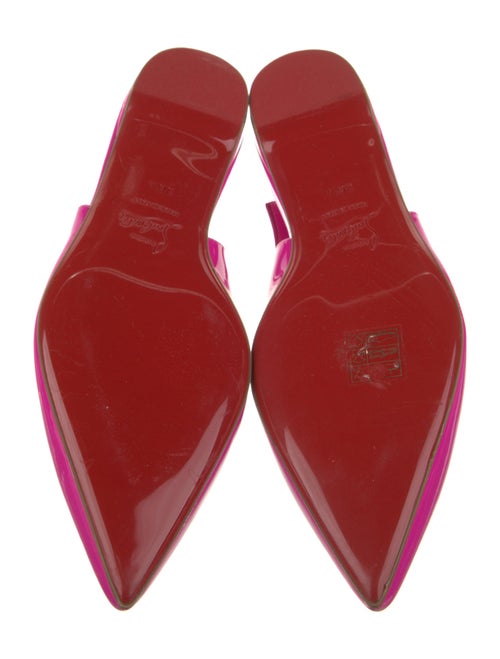 Christian Louboutin Patent Leather Slingback Flats