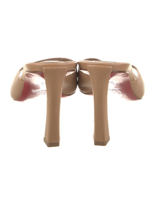 Christian Louboutin Leather Slides