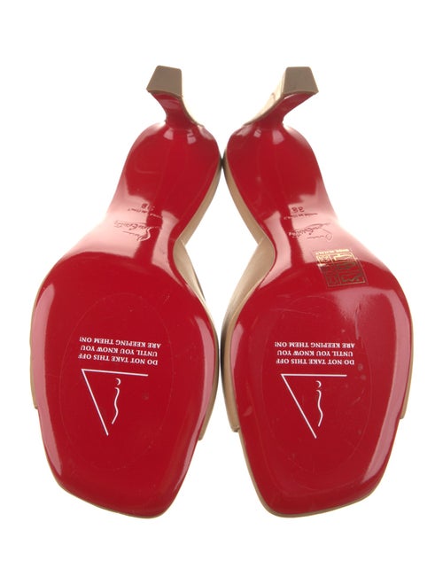 Christian Louboutin Leather Slides