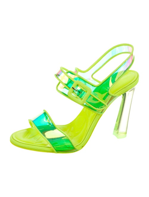 Christian Louboutin Leather Slingback Sandals
