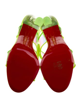 Christian Louboutin Leather Slingback Sandals