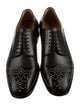 Christian Louboutin Leather Studded Accents Derby Shoes