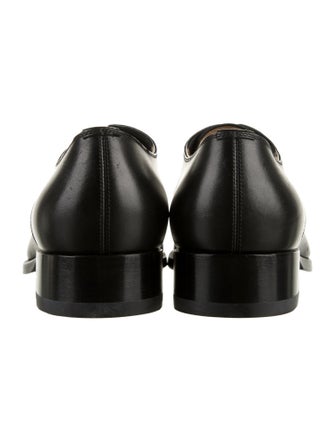 Christian Louboutin Leather Studded Accents Derby Shoes