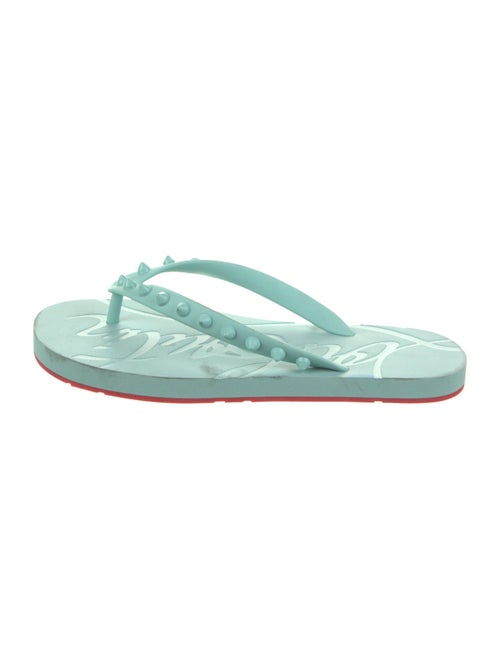 Christian Louboutin Leather Flip Flops