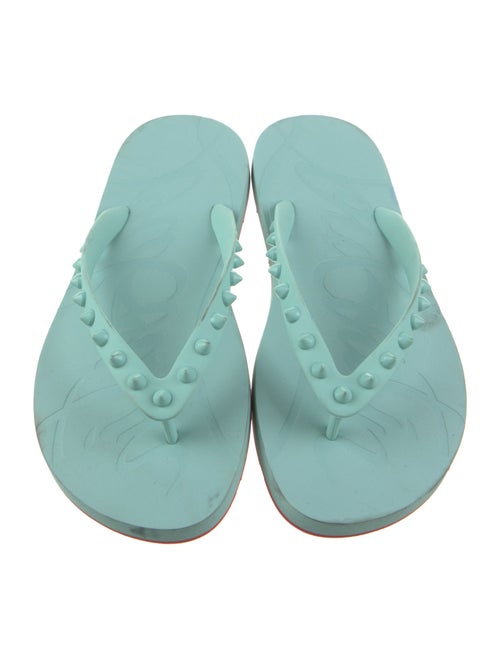 Christian Louboutin Leather Flip Flops