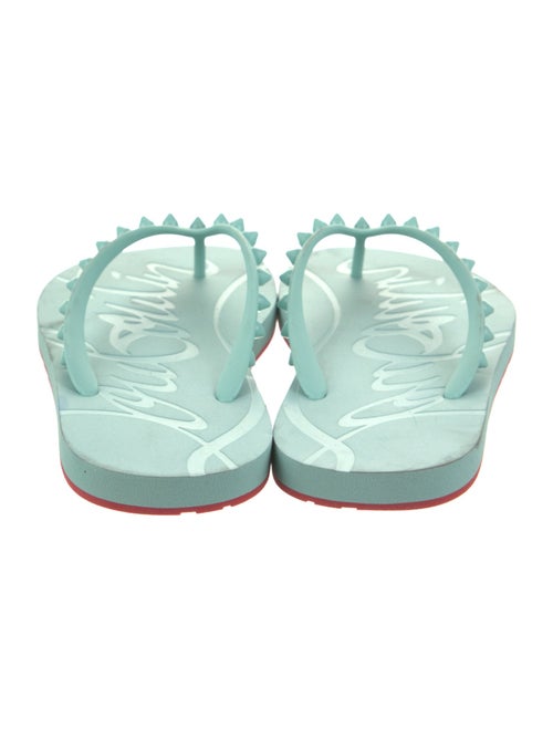 Christian Louboutin Leather Flip Flops
