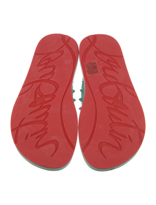 Christian Louboutin Leather Flip Flops