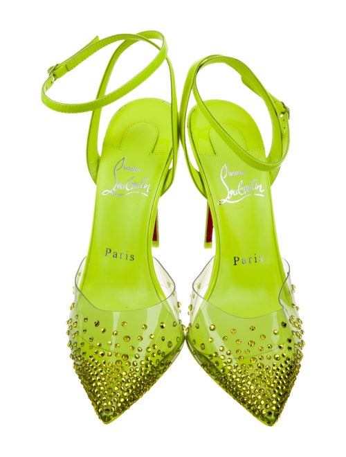 Christian Louboutin Patent Leather Slingback Pumps