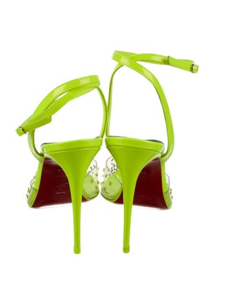 Christian Louboutin Patent Leather Slingback Pumps