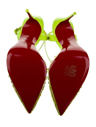 Christian Louboutin Patent Leather Slingback Pumps