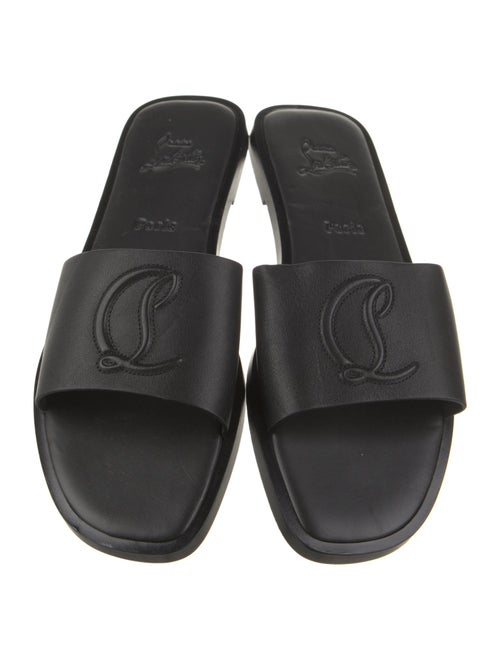 Christian Louboutin Leather Slides