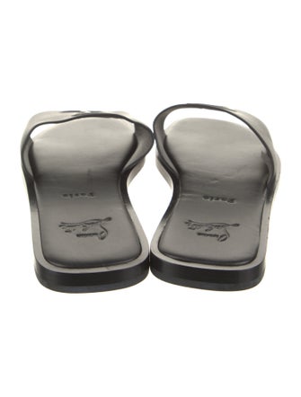 Christian Louboutin Leather Slides