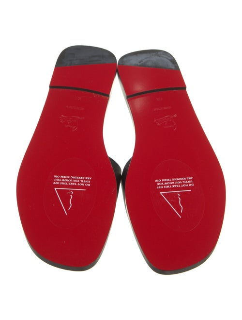 Christian Louboutin Leather Slides