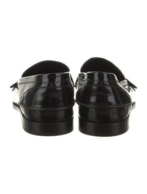 Christian Louboutin Patent Leather Scalloped Accent Loafers