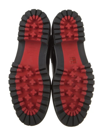 Christian Louboutin Leather Lace-Up Boots