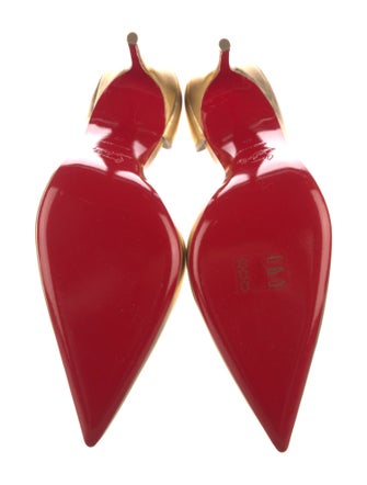 Christian Louboutin Leather D'Orsay Pumps