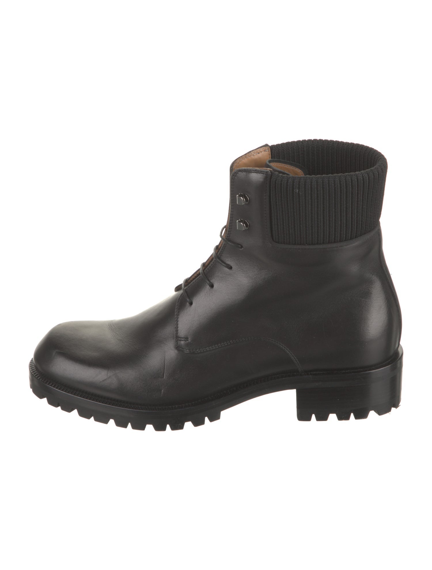 Christian Louboutin Leather Sock Boots