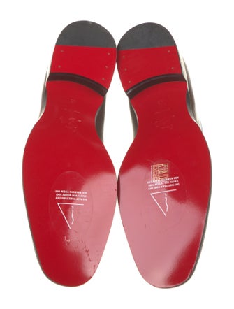 Christian Louboutin Leather Lace-Up Boots