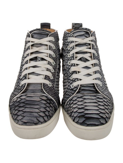 Christian Louboutin Python Animal Print Sneakers