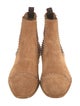 Christian Louboutin Suede Studded Accents Chelsea Boots