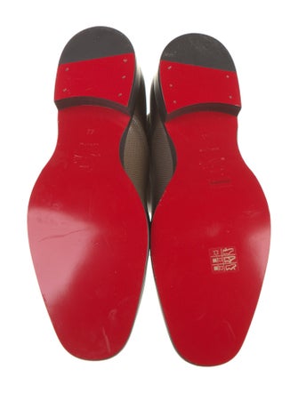 Christian Louboutin Embossed Leather Chelsea Boots