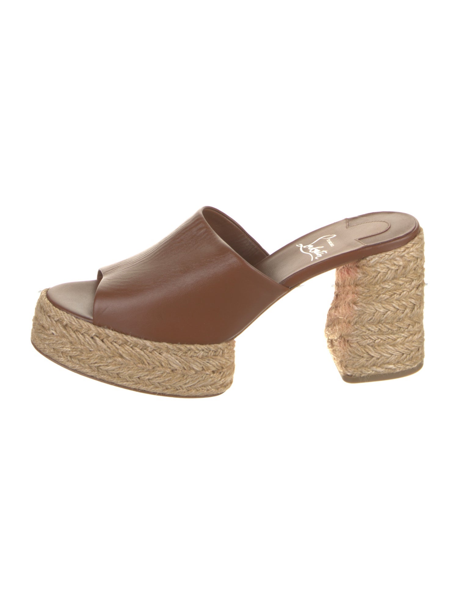 Christian Louboutin Leather Espadrilles