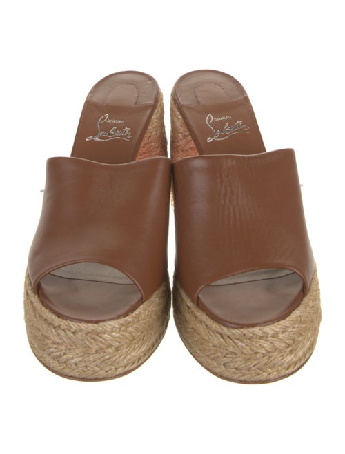 Christian Louboutin Leather Espadrilles