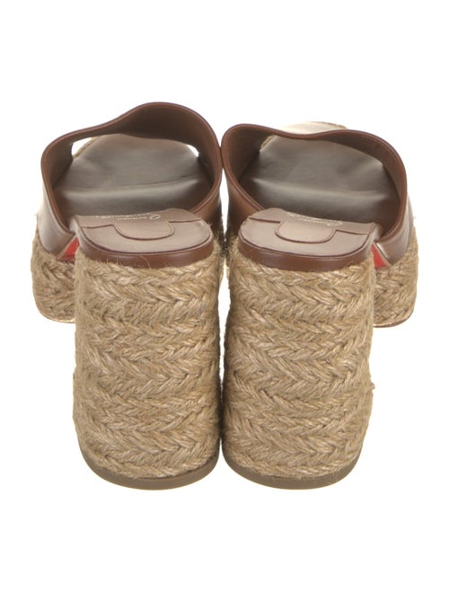 Christian Louboutin Leather Espadrilles