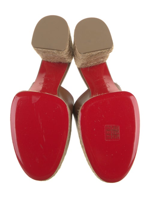 Christian Louboutin Leather Espadrilles
