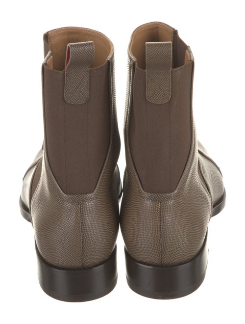 Christian Louboutin Embossed Leather Chelsea Boots