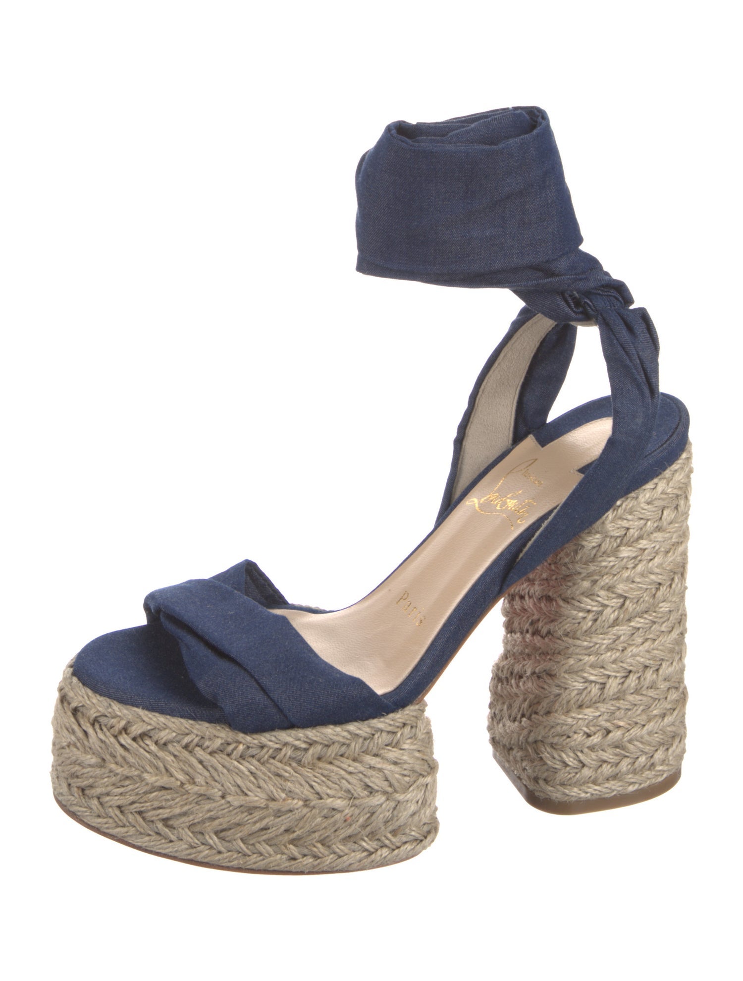 Christian Louboutin Denim Espadrilles