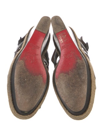 Christian Louboutin Leather Slingback Pumps