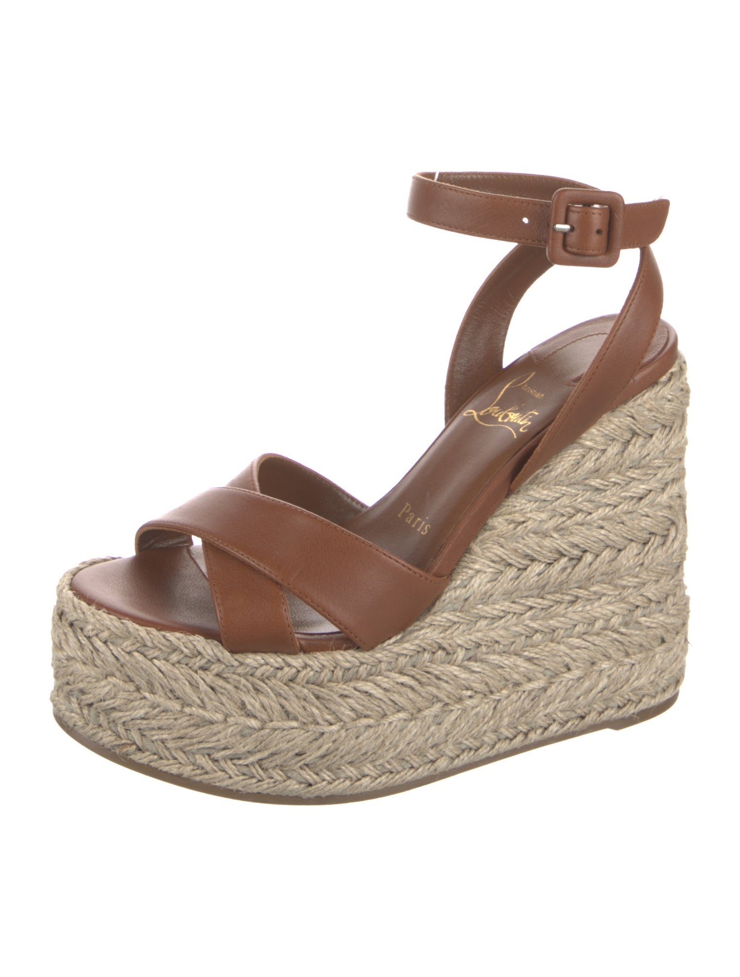 Christian Louboutin Leather Espadrilles