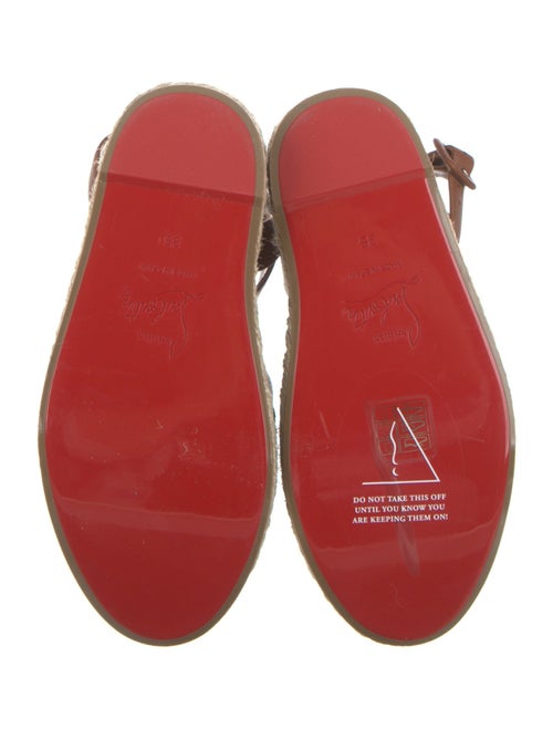 Christian Louboutin Leather Espadrilles