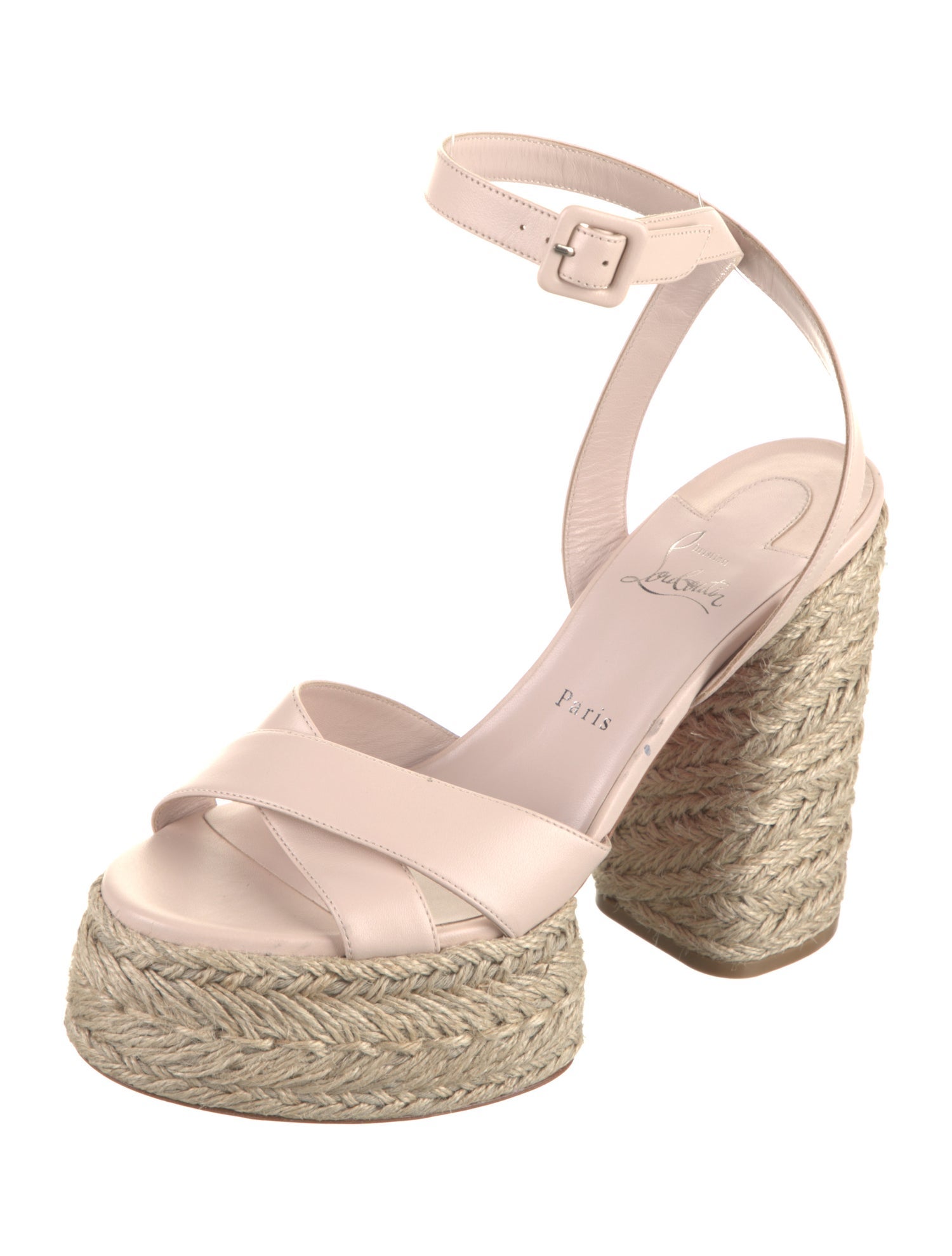 Christian Louboutin Leather Espadrilles