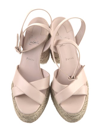 Christian Louboutin Leather Espadrilles
